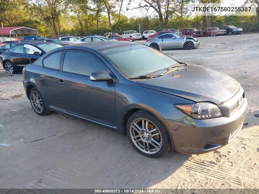 2008 Scion Tc VIN: JTKDE167580255387 Lot: 40600372