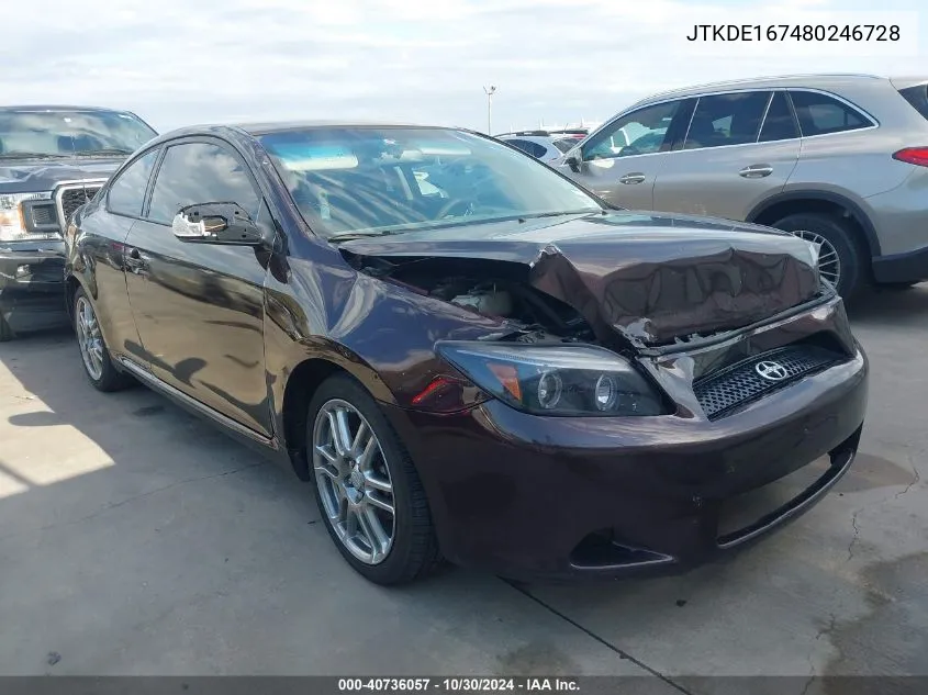 JTKDE167480246728 2008 Scion Tc