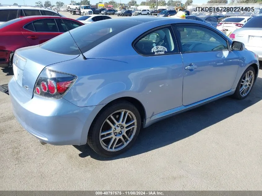 JTKDE167280224405 2008 Scion Tc