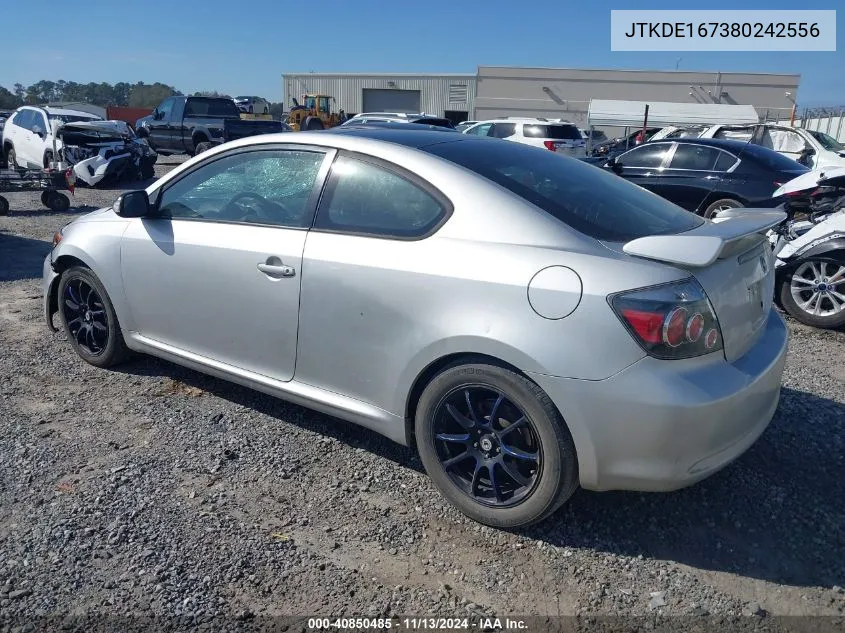 2008 Scion Tc VIN: JTKDE167380242556 Lot: 40850485