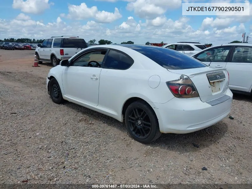 2009 Scion Tc VIN: JTKDE167790290501 Lot: 39761467