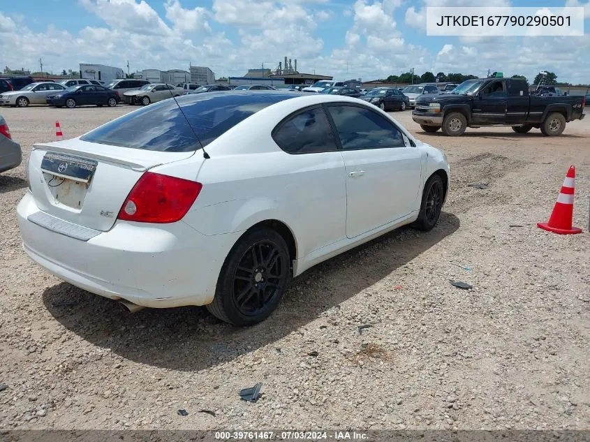 2009 Scion Tc VIN: JTKDE167790290501 Lot: 39761467