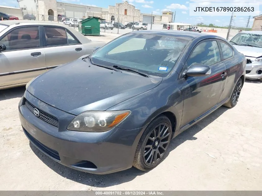 JTKDE167890286263 2009 Scion Tc