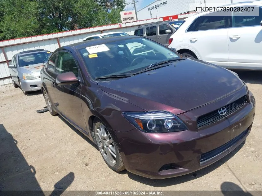 2009 Scion Tc VIN: JTKDE167890282407 Lot: 40311523