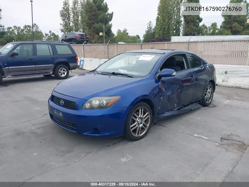 2009 Scion Tc VIN: JTKDE167590276760 Lot: 40317229