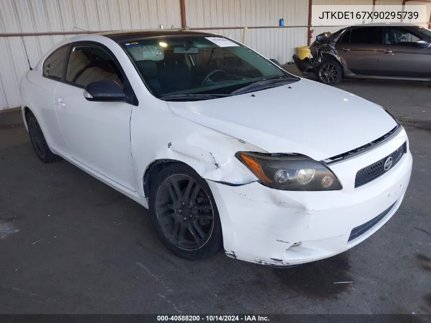 2009 Scion Tc VIN: JTKDE167X90295739 Lot: 40588200