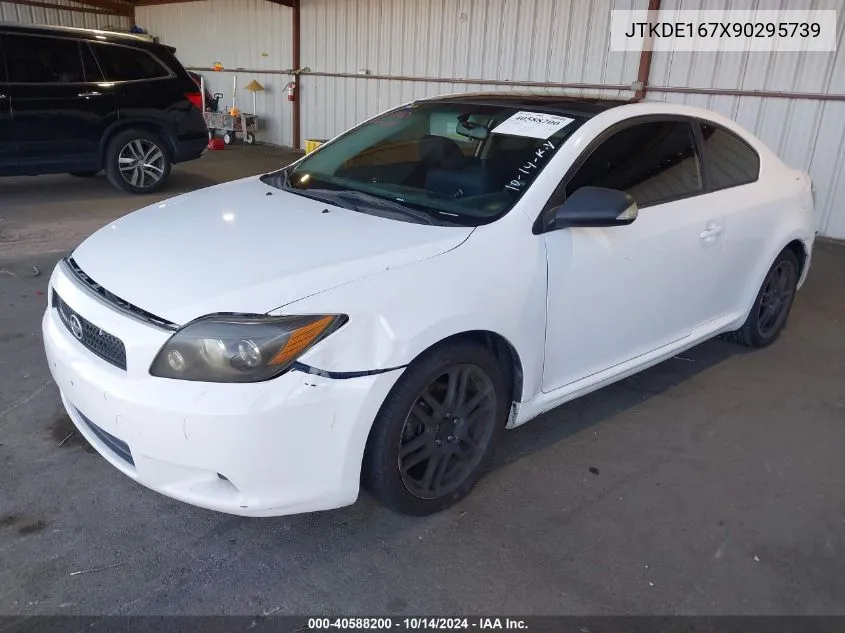 2009 Scion Tc VIN: JTKDE167X90295739 Lot: 40588200