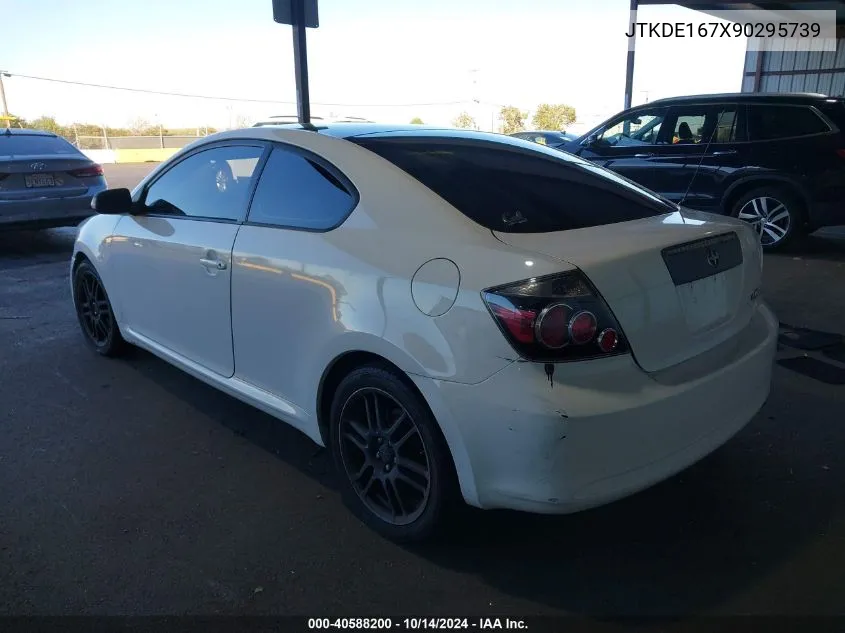 2009 Scion Tc VIN: JTKDE167X90295739 Lot: 40588200