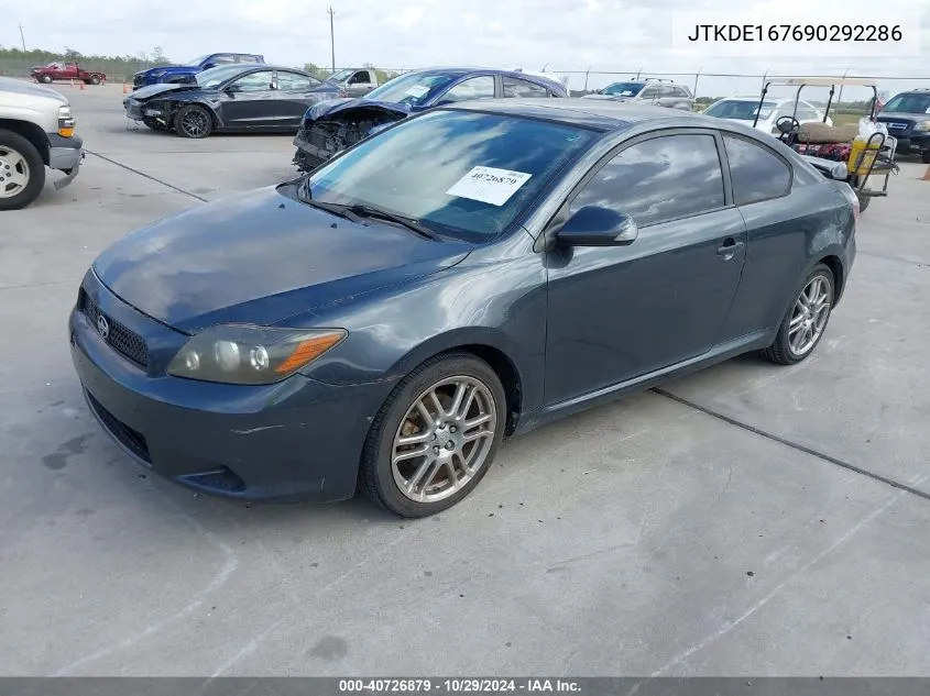 2009 Scion Tc VIN: JTKDE167690292286 Lot: 40726879