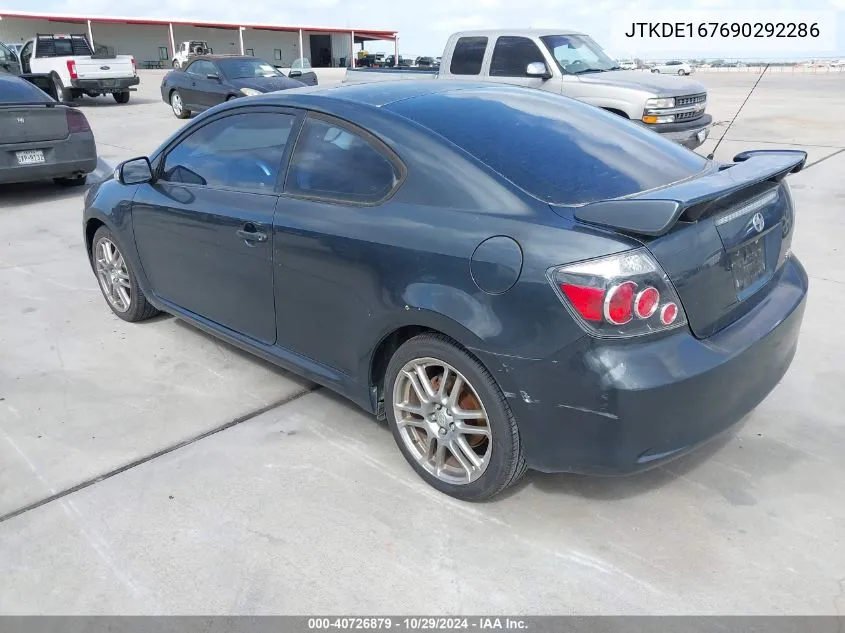 2009 Scion Tc VIN: JTKDE167690292286 Lot: 40726879