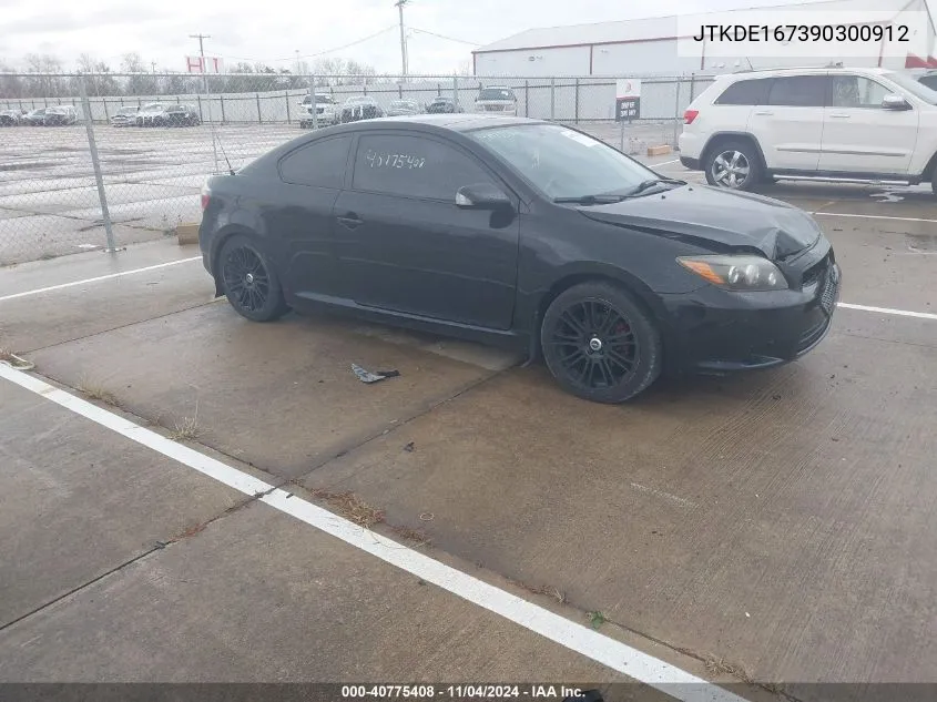 2009 Scion Tc VIN: JTKDE167390300912 Lot: 40775408