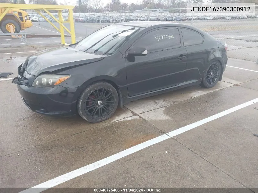 2009 Scion Tc VIN: JTKDE167390300912 Lot: 40775408