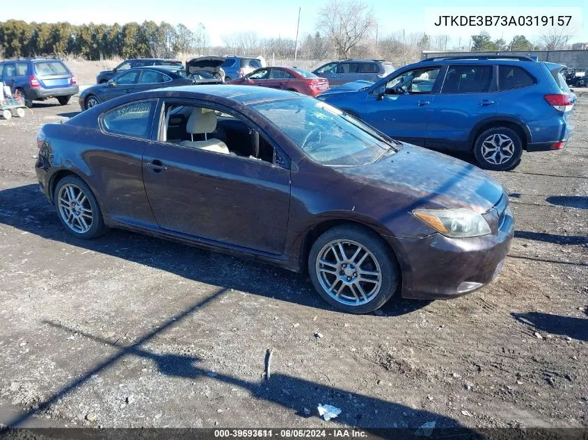 2010 Scion Tc VIN: JTKDE3B73A0319157 Lot: 39593611