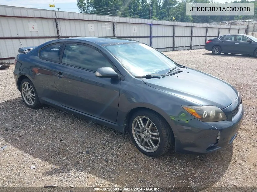 2010 Scion Tc VIN: JTKDE3B71A0307038 Lot: 39720503