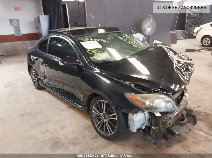 2010 Scion Tc VIN: JTKDE3B77A0320585 Lot: 39883404