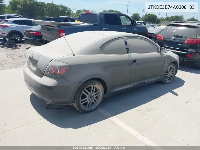 JTKDE3B74A0308183 2010 Scion Tc