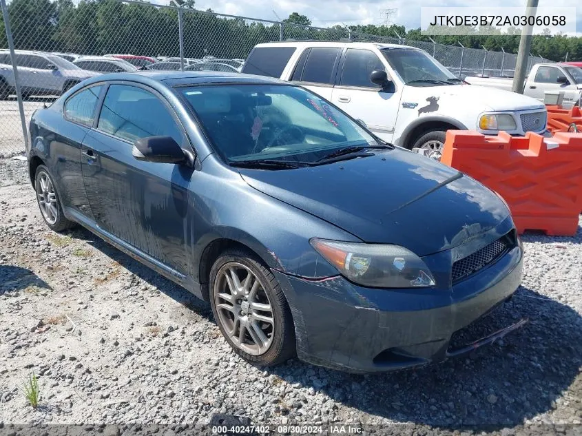 2010 Scion Tc VIN: JTKDE3B72A0306058 Lot: 40247402