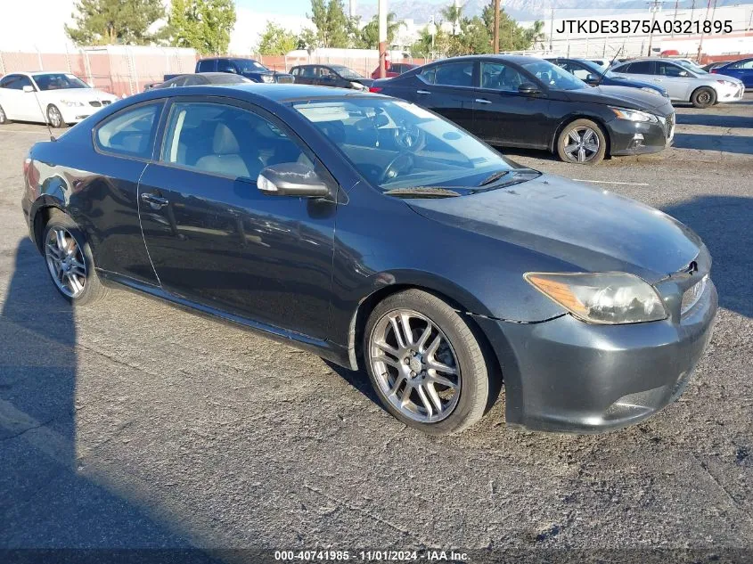 2010 Scion Tc VIN: JTKDE3B75A0321895 Lot: 40741985