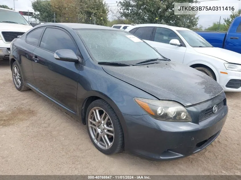 2010 Scion Tc VIN: JTKDE3B75A0311416 Lot: 40768847