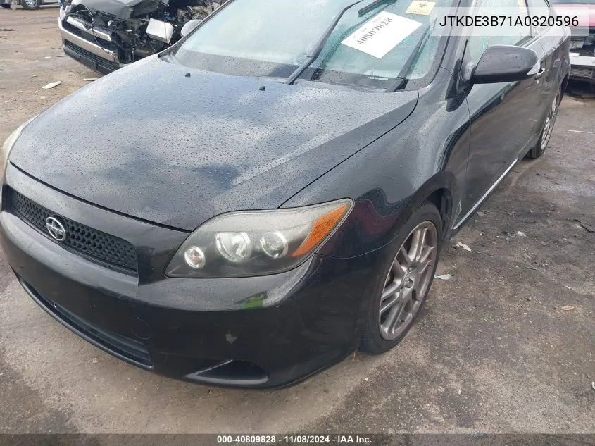 2010 Scion Tc VIN: JTKDE3B71A0320596 Lot: 40809828