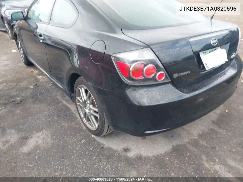 2010 Scion Tc VIN: JTKDE3B71A0320596 Lot: 40809828