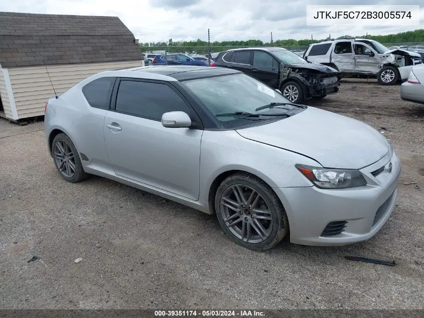 2011 Scion Tc VIN: JTKJF5C72B3005574 Lot: 39351174