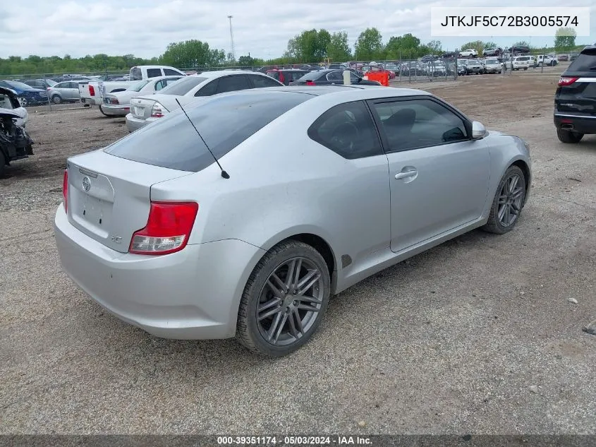 JTKJF5C72B3005574 2011 Scion Tc