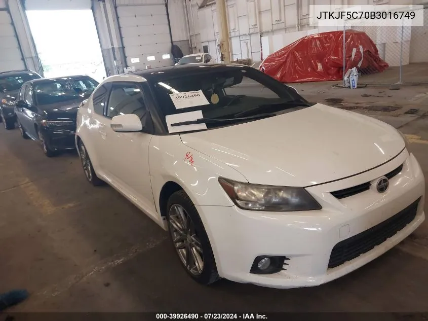 JTKJF5C70B3016749 2011 Scion Tc