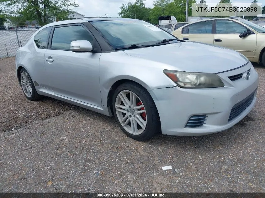 2011 Scion Tc VIN: JTKJF5C74B3020898 Lot: 39975308