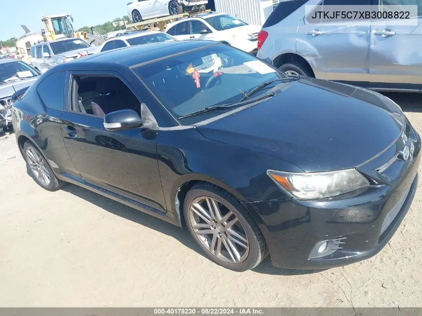 JTKJF5C7XB3008822 2011 Scion Tc