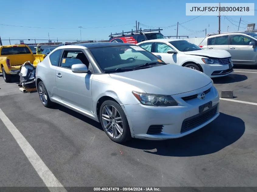 2011 Scion Tc VIN: JTKJF5C78B3004218 Lot: 40247479