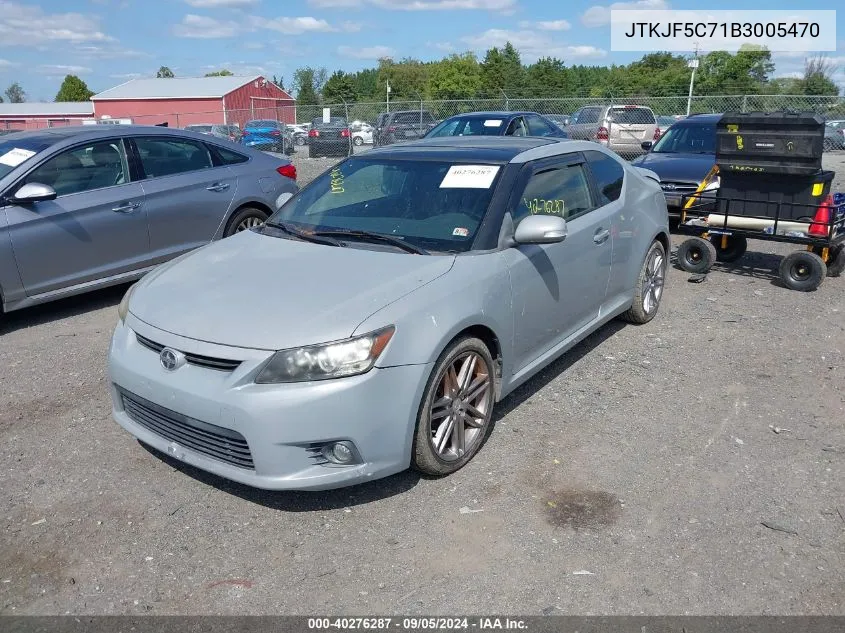 2011 Scion Tc VIN: JTKJF5C71B3005470 Lot: 40276287