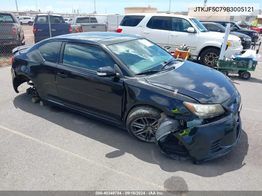 2011 Scion Tc VIN: JTKJF5C79B3005121 Lot: 40349784