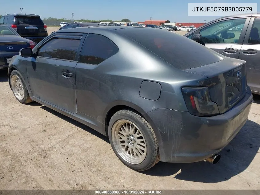 JTKJF5C79B3005779 2011 Scion Tc