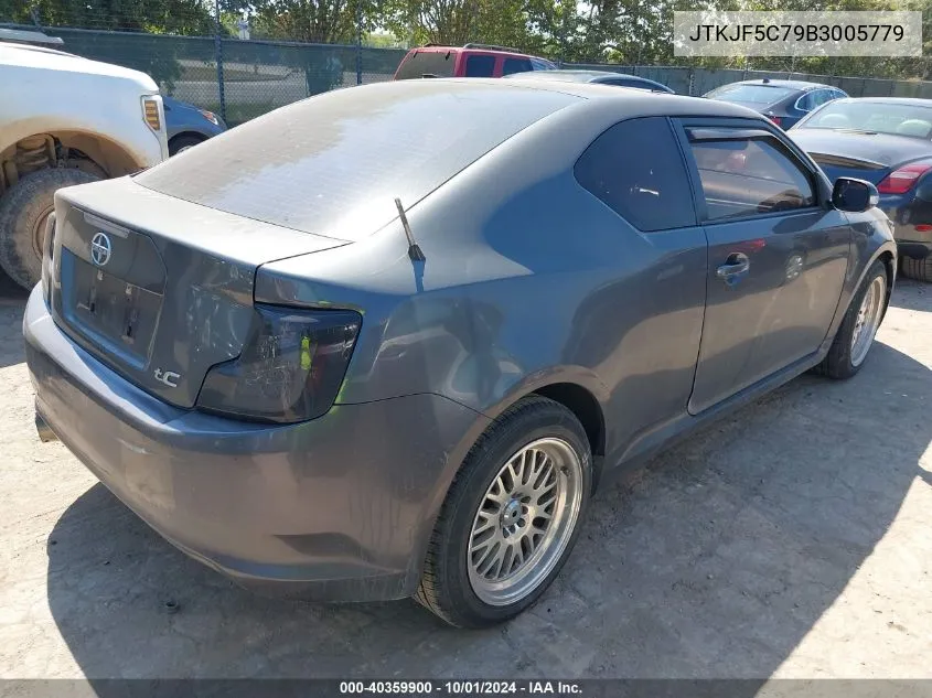 JTKJF5C79B3005779 2011 Scion Tc