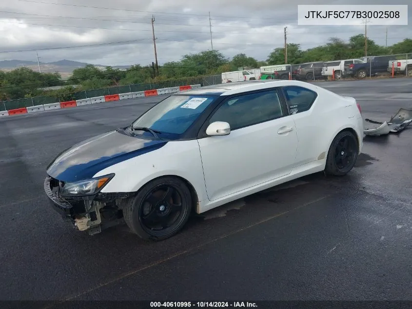 JTKJF5C77B3002508 2011 Scion Tc