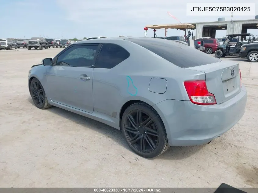 JTKJF5C75B3020425 2011 Scion Tc