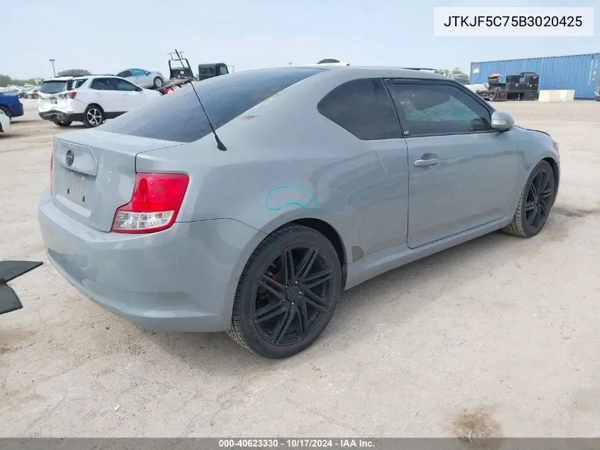 JTKJF5C75B3020425 2011 Scion Tc