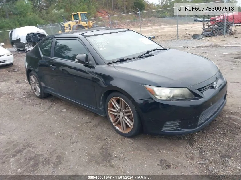 2011 Scion Tc VIN: JTKJF5C77B3007613 Lot: 40681947