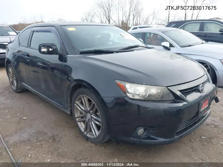 2011 Scion Tc VIN: JTKJF5C72B3017675 Lot: 40858303