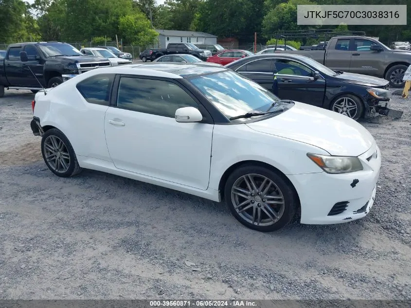 JTKJF5C70C3038316 2012 Scion Tc