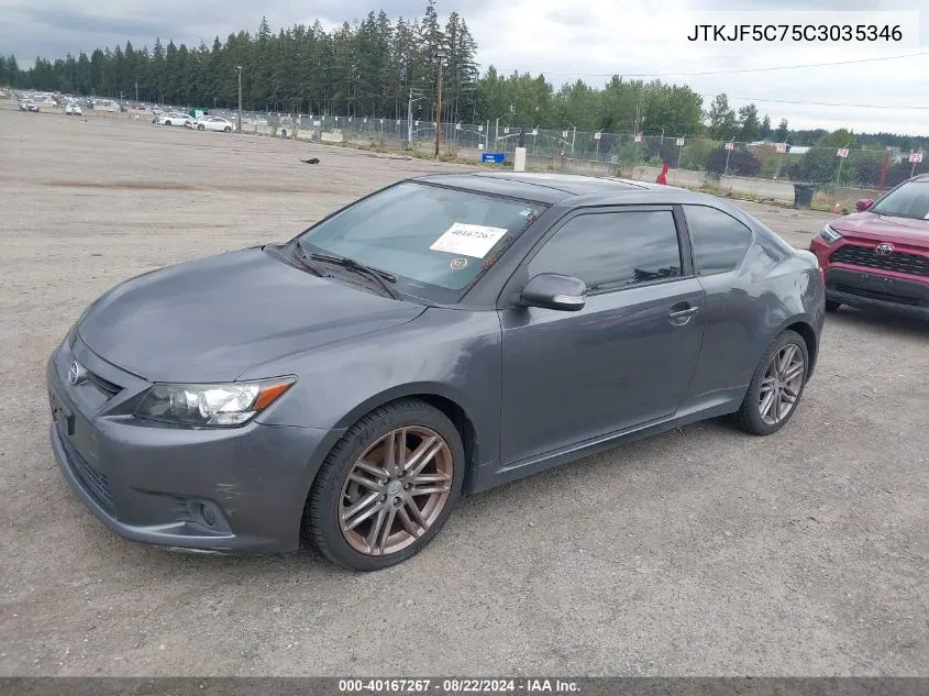 JTKJF5C75C3035346 2012 Scion Tc