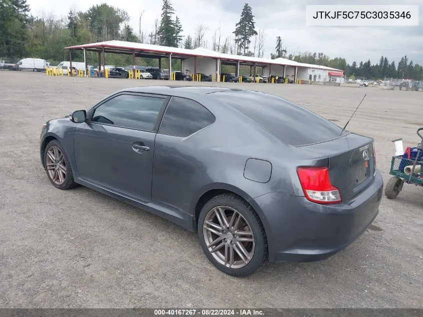 JTKJF5C75C3035346 2012 Scion Tc