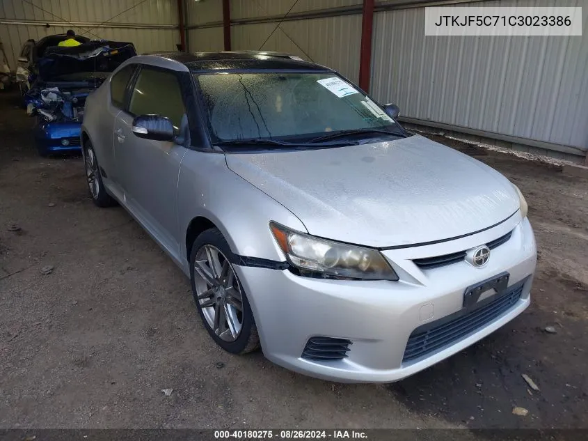 2012 Scion Tc VIN: JTKJF5C71C3023386 Lot: 40180275