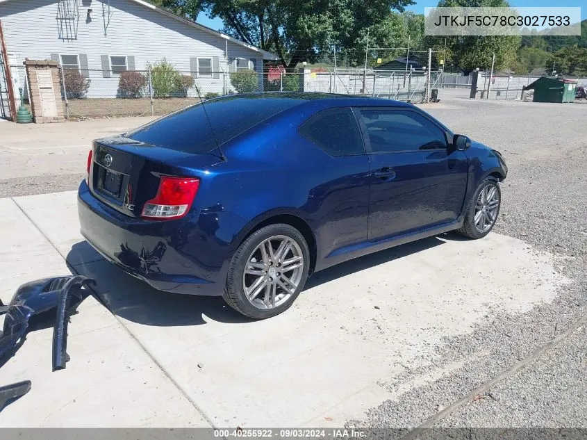 JTKJF5C78C3027533 2012 Scion Tc