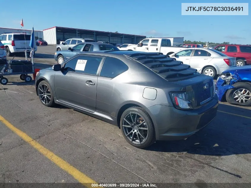 JTKJF5C78C3036491 2012 Scion Tc