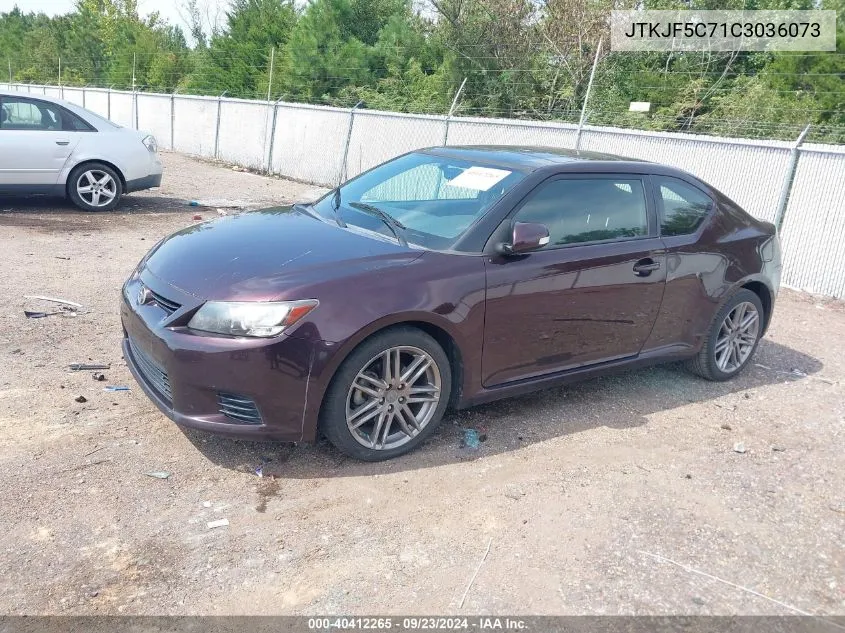 JTKJF5C71C3036073 2012 Scion Tc