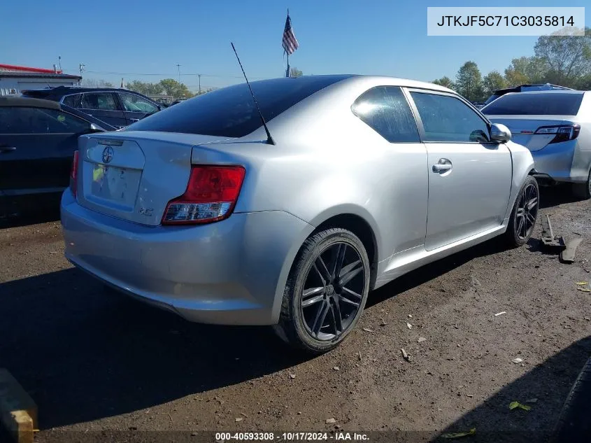 JTKJF5C71C3035814 2012 Scion Tc