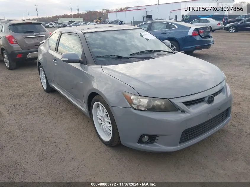 2012 Scion Tc VIN: JTKJF5C7XC3027856 Lot: 40803772