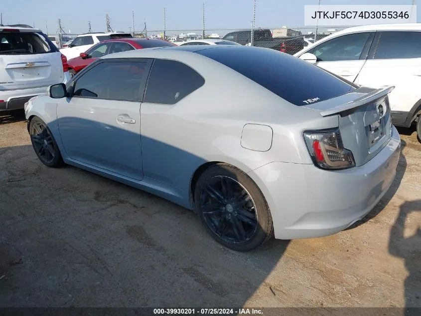 2013 Scion Tc VIN: JTKJF5C74D3055346 Lot: 39930201